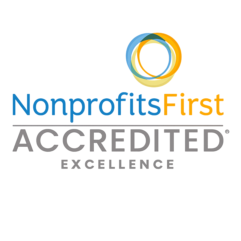 Nonprofits First Accredited Logo 2025