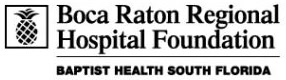 Boca Regional Hospital Foundation Logo